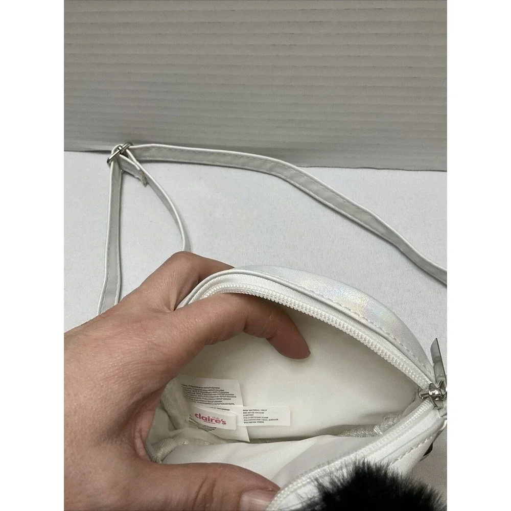 Claire's Club Glitter Panda‎ Crossbody Bag-NWOT